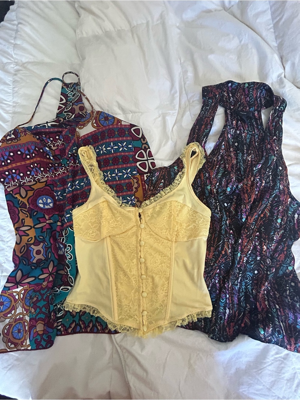 Bundle- 3 multicolor short sleeve boutique tops